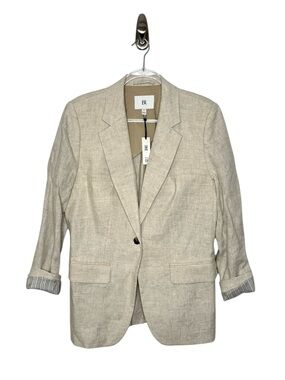 Banana Republic | NWT Core Linen Blazer in Natural 8